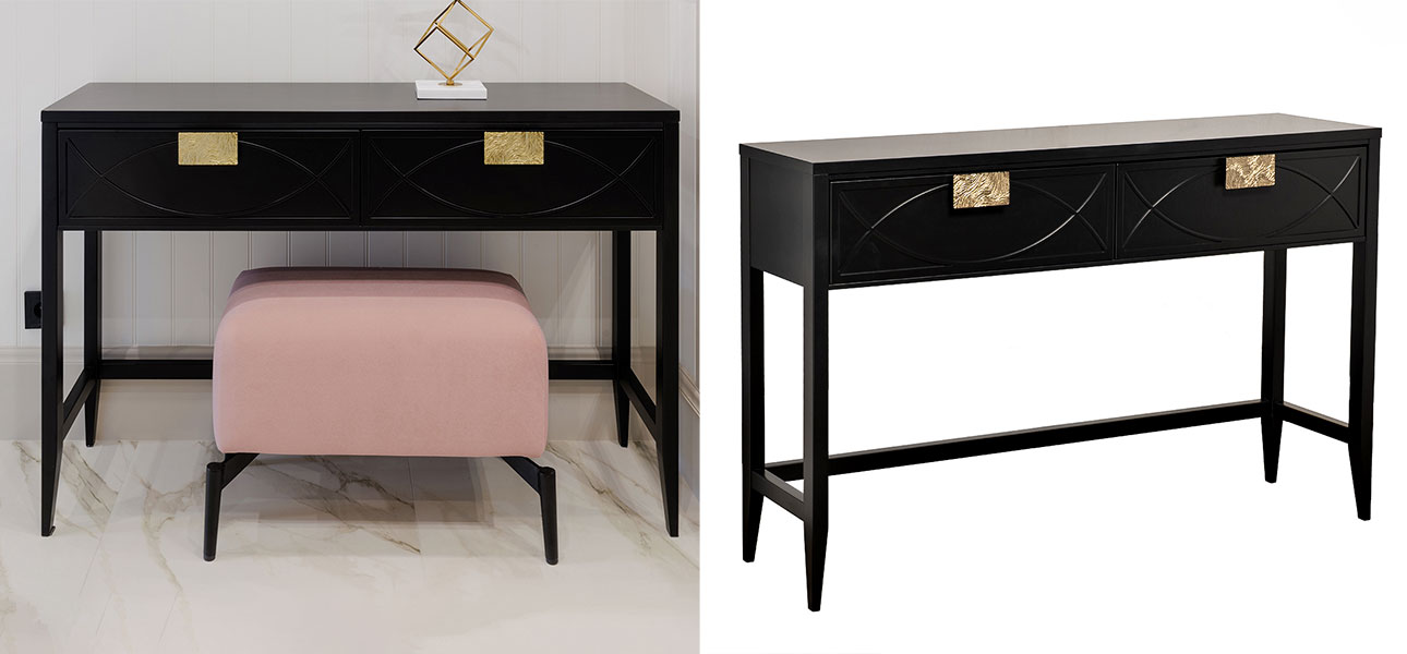 Консоль деревянная с ящиками Josephine - фото №3