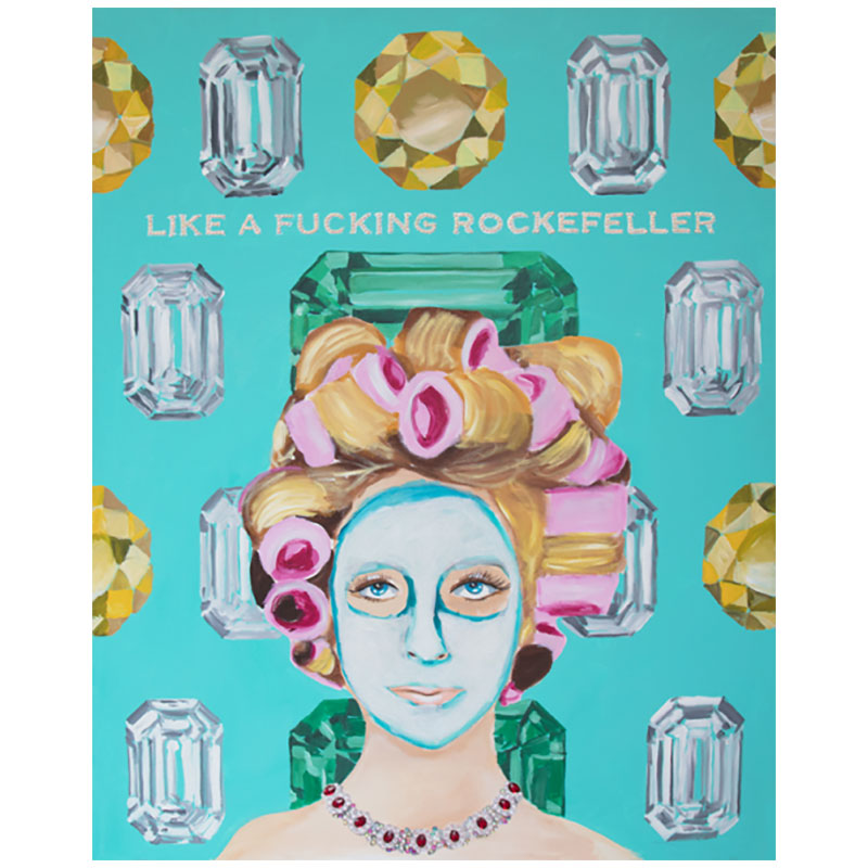 Картина “Like A Fucking Rockefeller” Мульти Картина “Like A Fucking Rockefeller” Мульти в Волгограде | Loft Concept