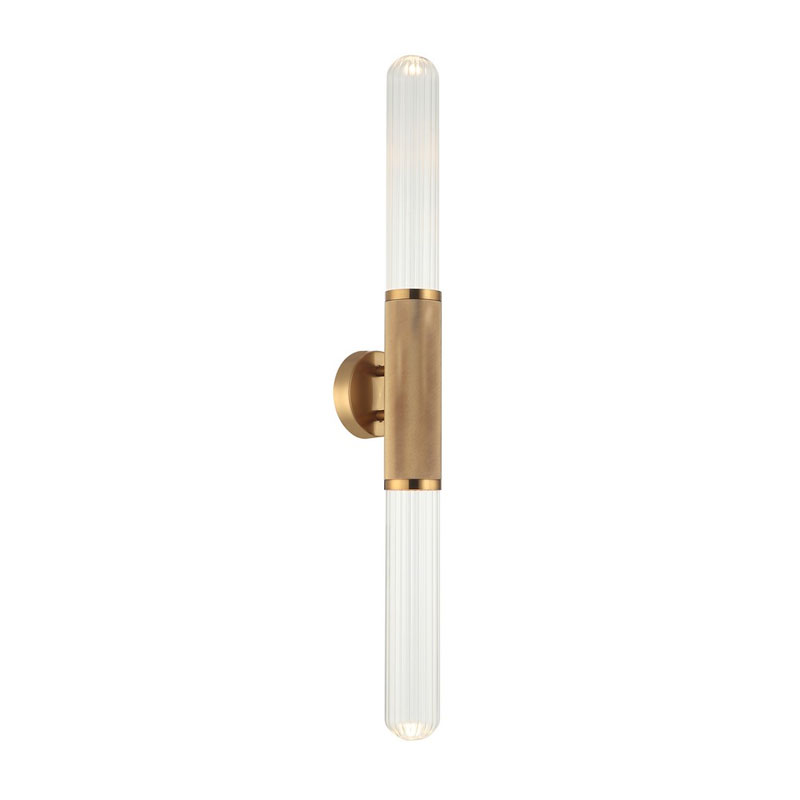 Бра Grover Gold Transparent Wall Lamp Латунь Бра Grover Gold Transparent Wall Lamp Латунь в Волгограде | Loft Concept