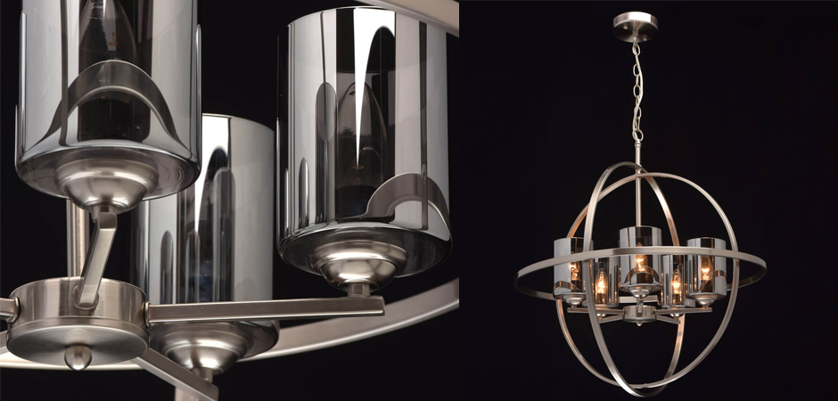 Люстра Chrome Cylinders 5 Люстра Chrome Cylinders 5 - Loft-Concept в Волгограде