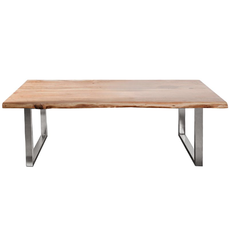 Обеденный стол Brutal Wood Акация Нержавеющая сталь Обеденный стол Brutal Wood Акация Нержавеющая сталь в Волгограде | Loft Concept