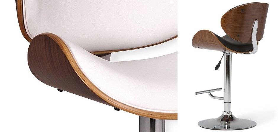 Барный стул Lounge Bar Stool белый Барный стул Lounge Bar Stool белый - Loft-Concept в Волгограде