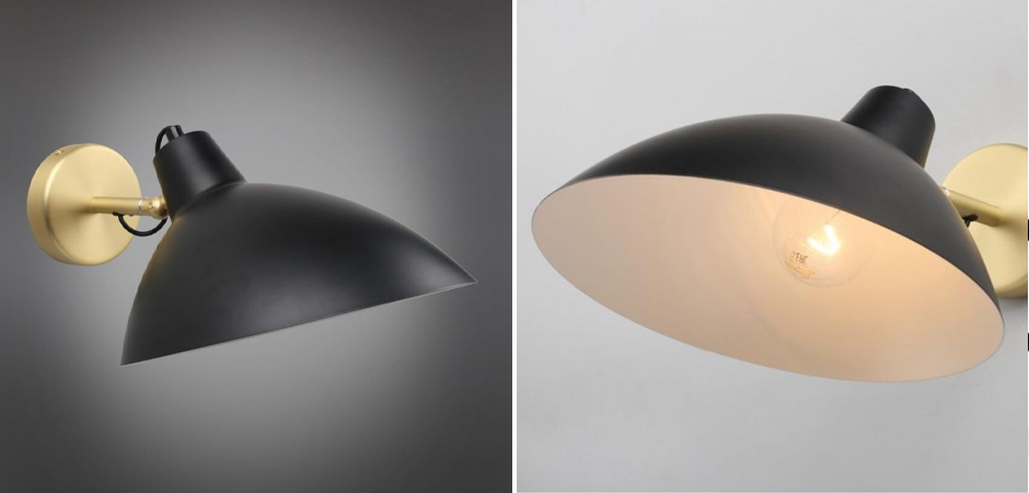 Бра с черным матовым плафоном Retro Light Бра с черным матовым плафоном Retro Light - Loft-Concept в Волгограде