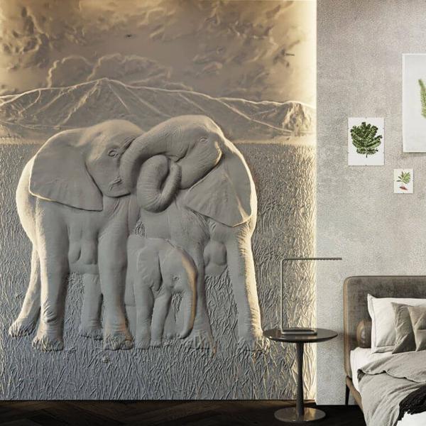 Барельеф ELEPHANTS Барельеф ELEPHANTS в Волгограде | Loft Concept