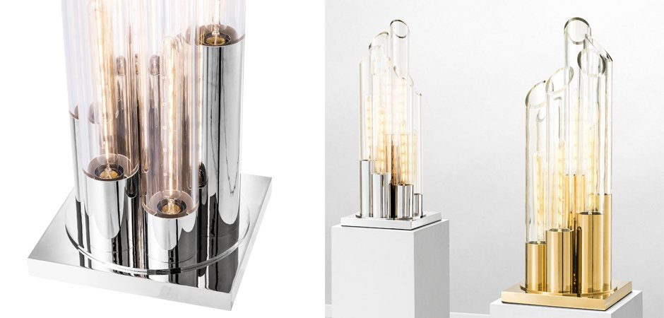 Настольная лампа Eichholtz Table Lamp Paradiso Nickel - Loft-Concept в Волгограде