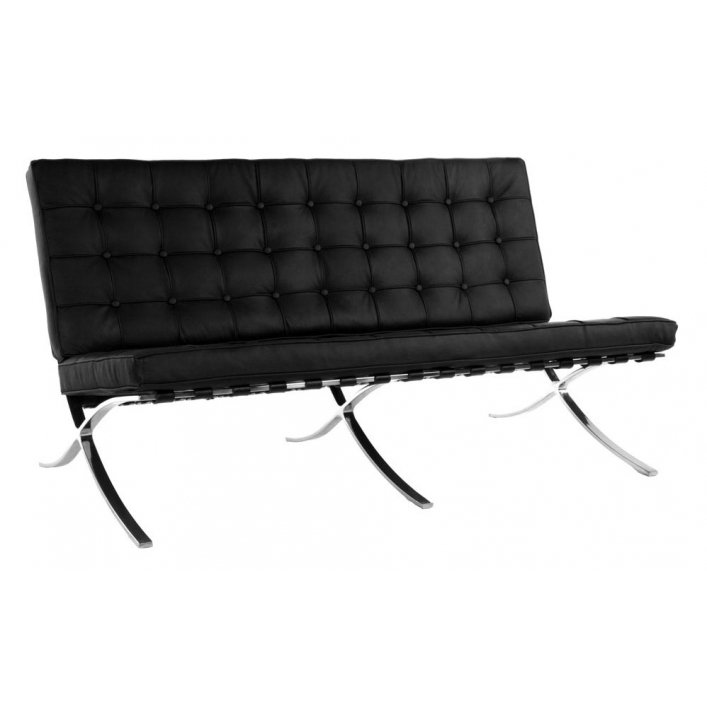 Диван Barcelona 2 seats Черный Диван Barcelona 2 seats Черный в Волгограде | Loft Concept