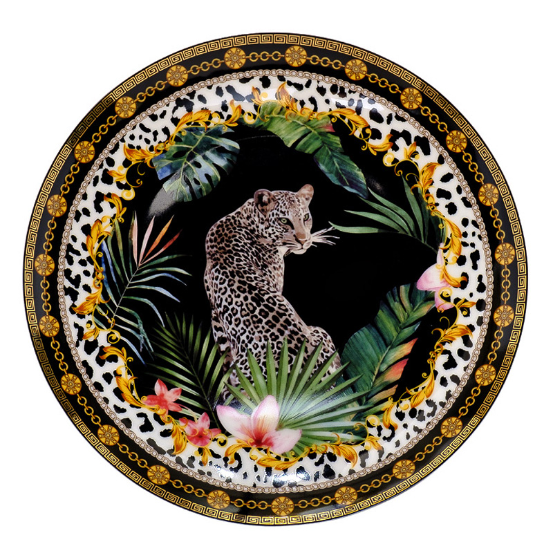 Тарелка TROPICS Leopard Мульти Тарелка TROPICS Leopard Мульти в Волгограде | Loft Concept