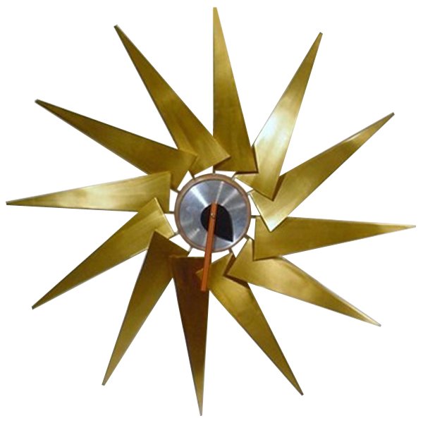 Часы George Nelson Turbine Clock Латунь Часы George Nelson Turbine Clock Латунь в Волгограде | Loft Concept
