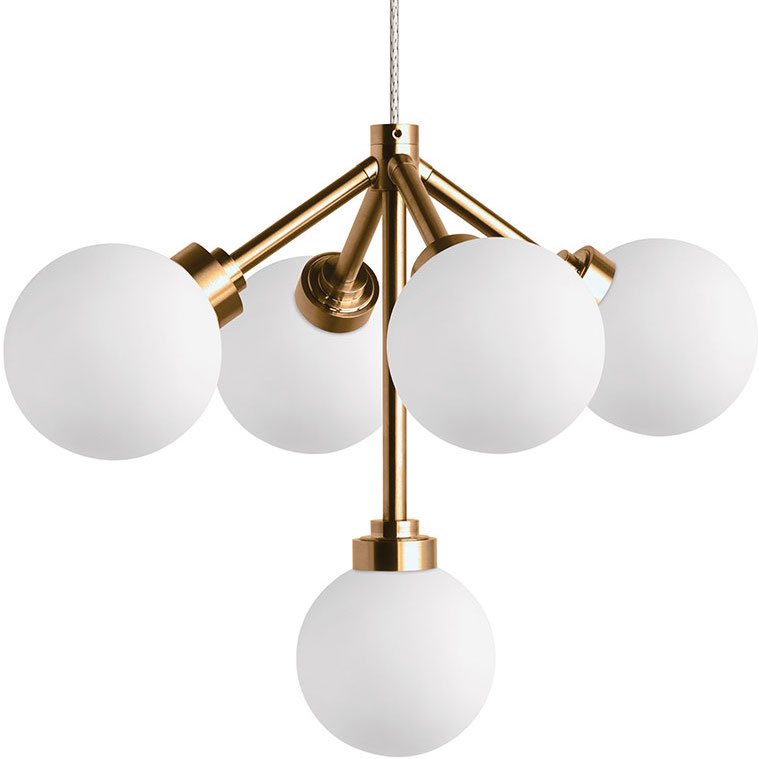 Люстра Tech Lighting Mara Chandelier Mini Золотой Белый Люстра Tech Lighting Mara Chandelier Mini Золотой Белый в Волгограде | Loft Concept