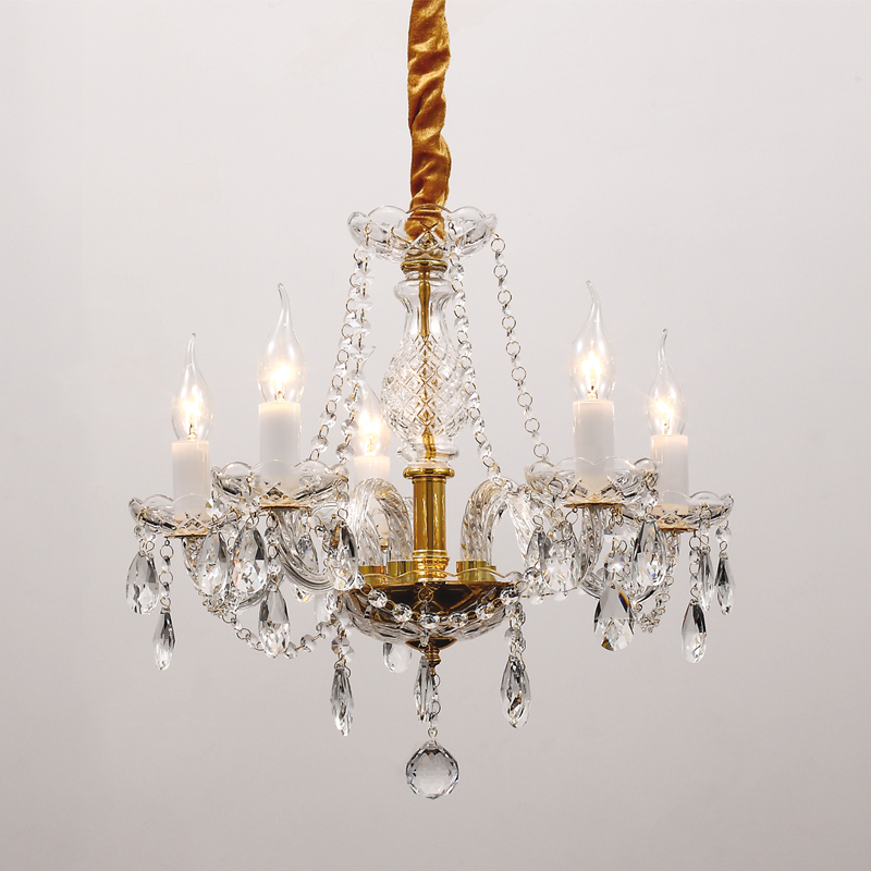Люстра Megane Chandelier 50 Прозрачный Глянцевое золото Люстра Megane Chandelier 50 Прозрачный Глянцевое золото в Волгограде | Loft Concept
