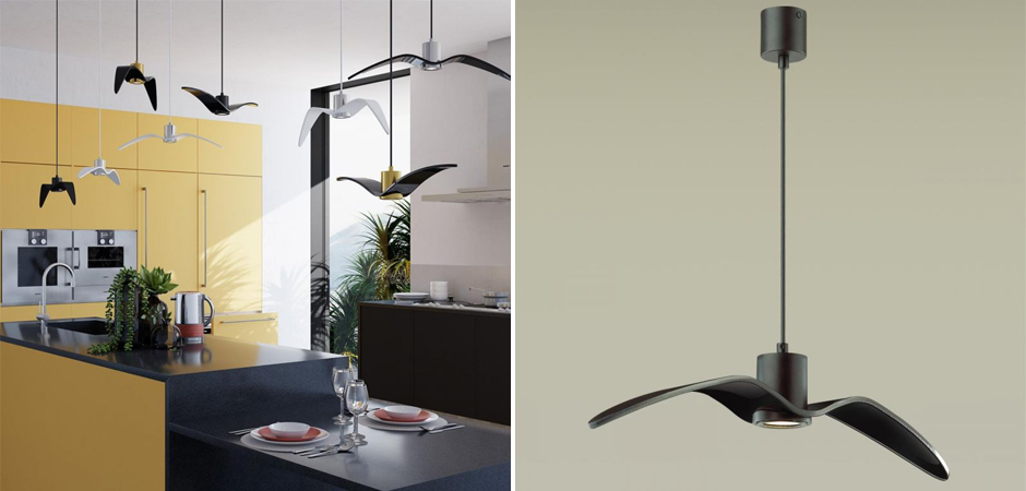 Подвесной светильник Seagull Average черный Подвесной светильник Seagull Average черный - Loft-Concept в Волгограде