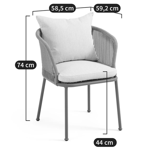 Кресло уличное Bonnie Beige Chair Кресло уличное Bonnie Beige Chair в Волгограде