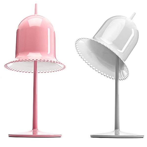 Настольная лампа Moooi Lolita Table lamp Сиреневый Розовый (Rose) Белый Черный в Волгограде | Loft Concept 