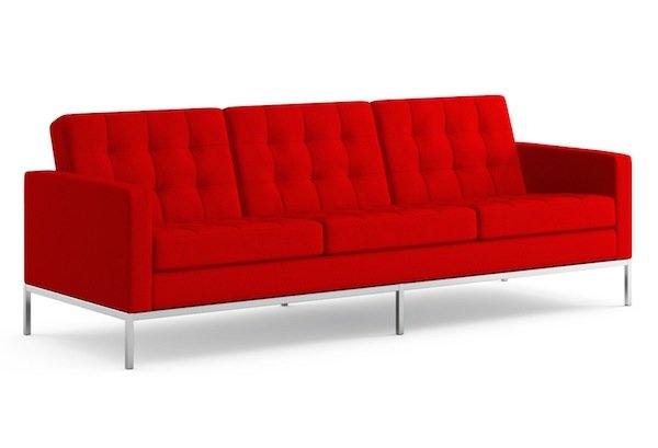 Диван Florence Knoll sofa Серый Красный Коричневый Зеленый Желтый Голубой Белый Черный Диван Florence Knoll sofa Серый Красный Коричневый Зеленый Желтый Голубой Белый Черный в Волгограде | Loft Concept