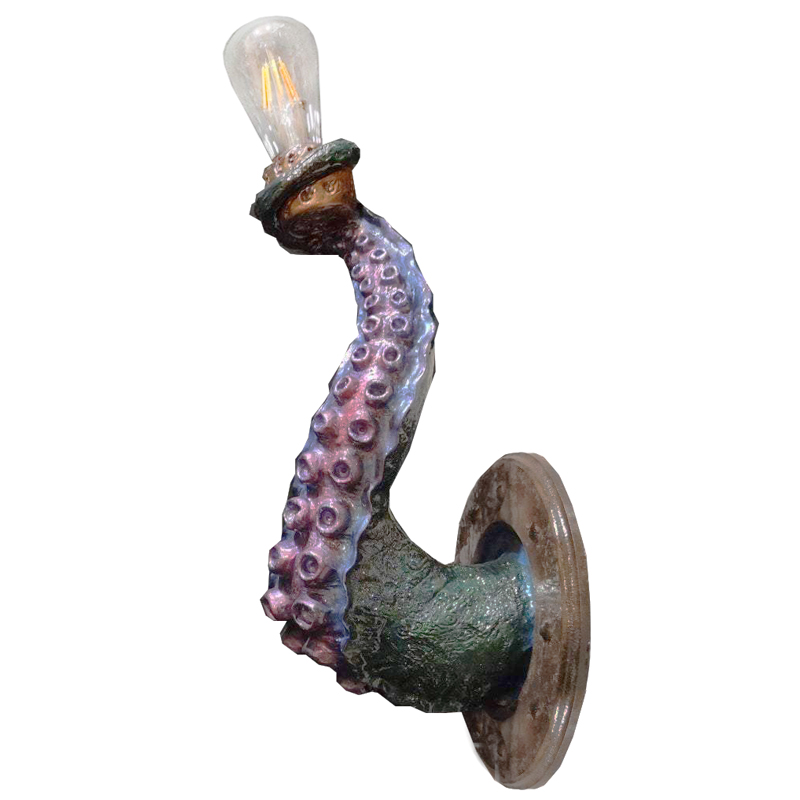 Бра Лиловый Осьминог Wall Lamp Lilac Octopus Лиловый Зеленый Коричневый винтаж Бра Лиловый Осьминог Wall Lamp Lilac Octopus Лиловый Зеленый Коричневый винтаж в Волгограде | Loft Concept