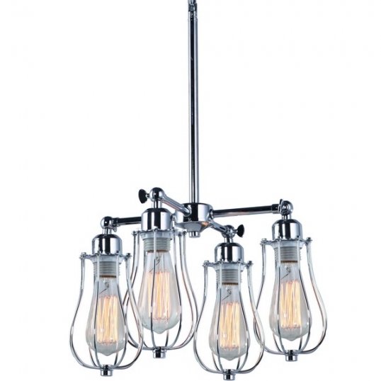 Подвесной светильник Marconi Cage Pendant Quatro  в Волгограде | Loft Concept 