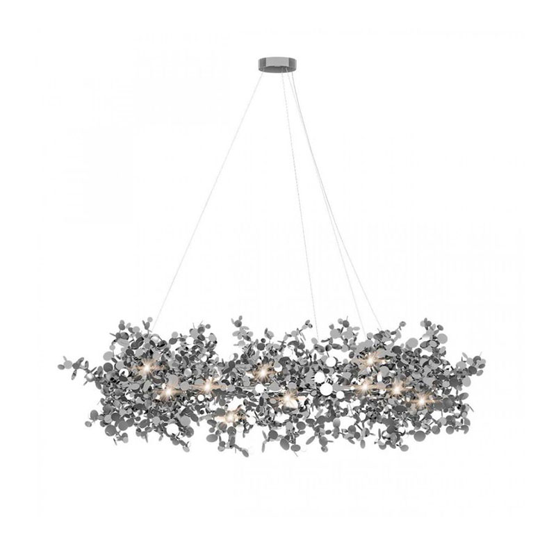 Люстра Terzani Argent Suspension Ring Silver Серебряный Люстра Terzani Argent Suspension Ring Silver Серебряный в Волгограде | Loft Concept