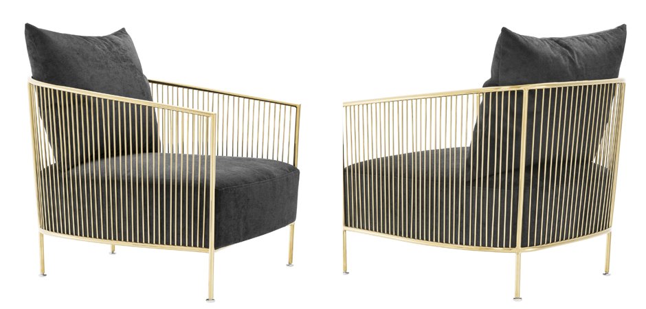 Кресло Eichholtz Chair Knox Gold Кресло Eichholtz Chair Knox Gold - Loft-Concept в Волгограде