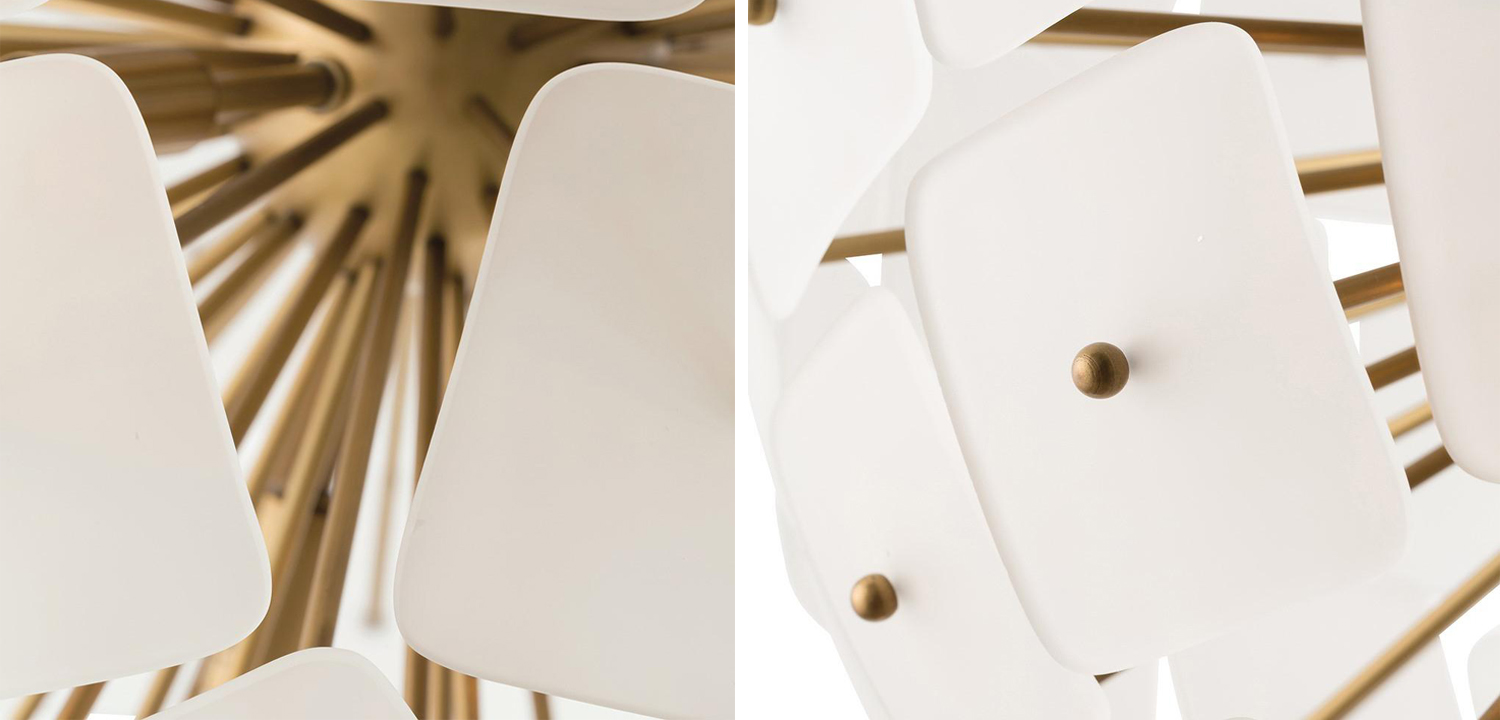 Люстра Sputnik Square Matt Chandelier - фото №1