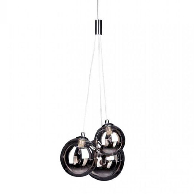 Люстра Multi Ball Black Серебряный Прозрачный черный Люстра Multi Ball Black Серебряный Прозрачный черный в Волгограде | Loft Concept