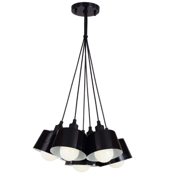 Люстра Compact Pendant Black Черный Люстра Compact Pendant Black Черный в Волгограде | Loft Concept