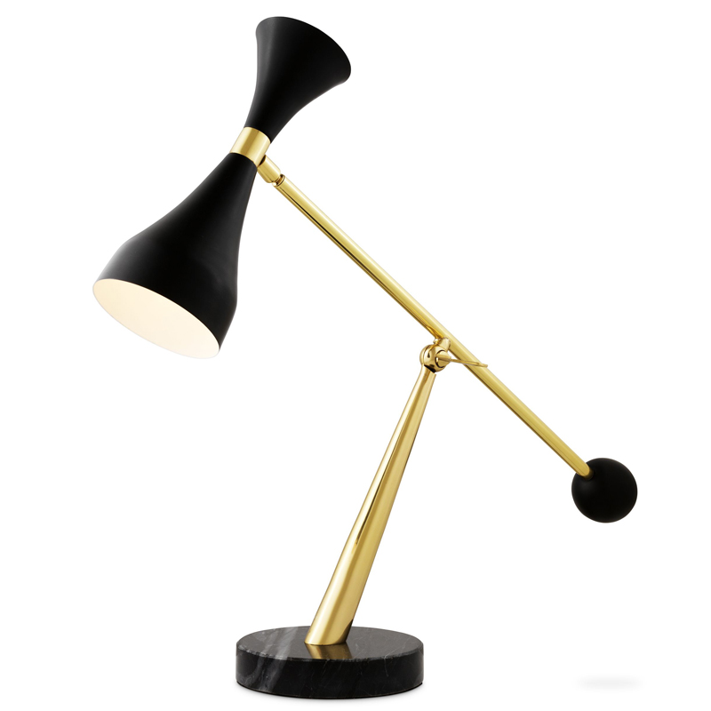 Настольная лампа Eichholtz Desk Lamp Cordero Черный Латунь Черный Мрамор Nero Настольная лампа Eichholtz Desk Lamp Cordero Черный Латунь Черный Мрамор Nero в Волгограде | Loft Concept