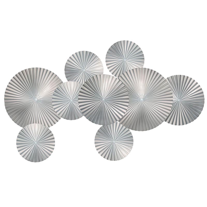 Арт-объект Apollo Silver Wall Plaque Disc 9 Серебряный Арт-объект Apollo Silver Wall Plaque Disc 9 Серебряный в Волгограде | Loft Concept