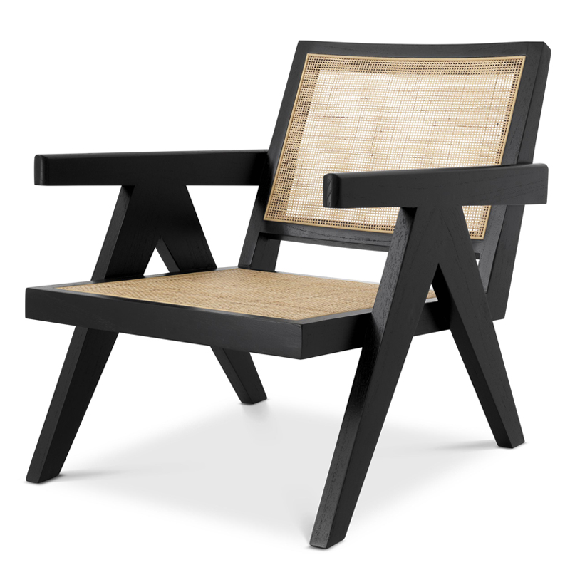 Кресло Eichholtz Chair Aristide black Черный Бежевый Кресло Eichholtz Chair Aristide black Черный Бежевый в Волгограде | Loft Concept