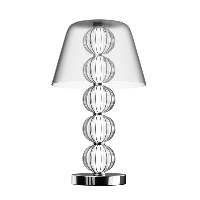 Настольная лампа со стеклянными шарами Balls Lamp Хром Настольная лампа со стеклянными шарами Balls Lamp Хром в Волгограде | Loft Concept