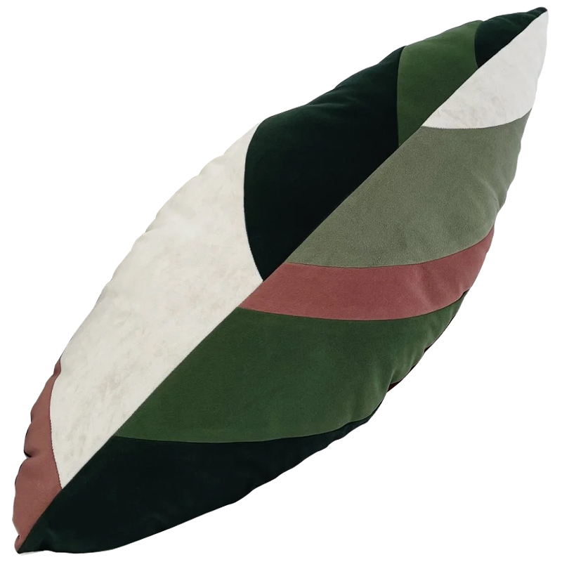 Декоративная подушка Botanical Cushion Stromanta Sanguinea Зеленый Белый Дымчатая Роза Декоративная подушка Botanical Cushion Stromanta Sanguinea Зеленый Белый Дымчатая Роза в Волгограде | Loft Concept