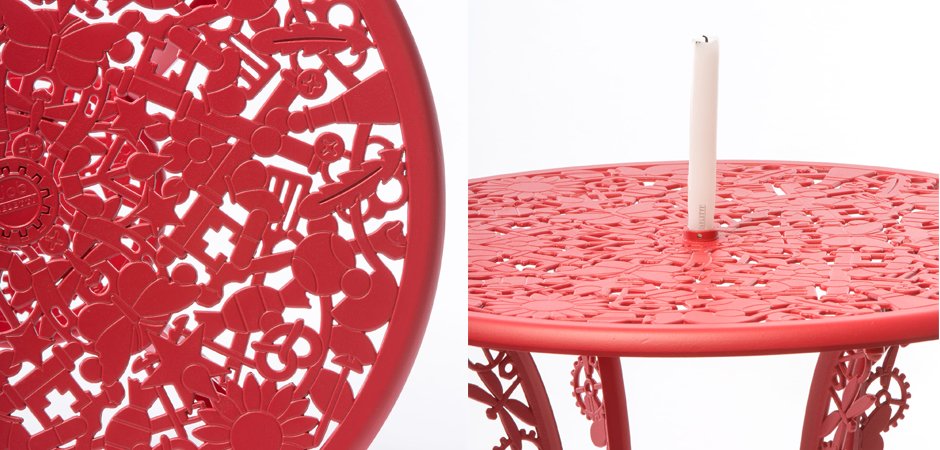Обеденный стол Industry Collection ALUMINIUM TABLE – RED Обеденный стол Industry Collection ALUMINIUM TABLE – RED - Loft-Concept в Волгограде