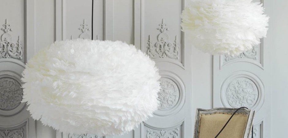 Люстра из перьев Plumage White Люстра из перьев Plumage White - Loft-Concept в Волгограде