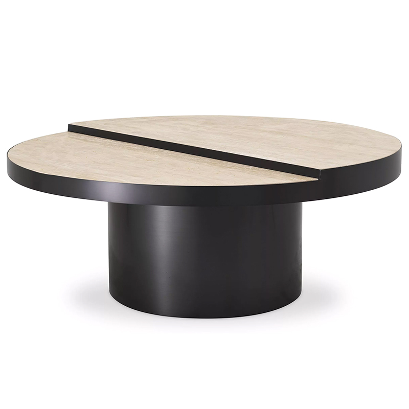 Кофейный стол Eichholtz Coffee Table Excelsior Песочный Черный Кофейный стол Eichholtz Coffee Table Excelsior Песочный Черный в Волгограде | Loft Concept