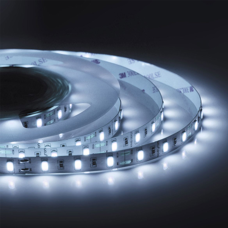 Светодиодная лента 9,6W/m 60LED/m 5630SMD холодный белый 3M Белый Светодиодная лента 9,6W/m 60LED/m 5630SMD холодный белый 3M Белый в Волгограде | Loft Concept