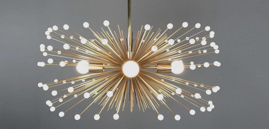 White Beaded Urchin Chandelier Sputnik White Beaded Urchin Chandelier Sputnik - Loft-Concept в Волгограде