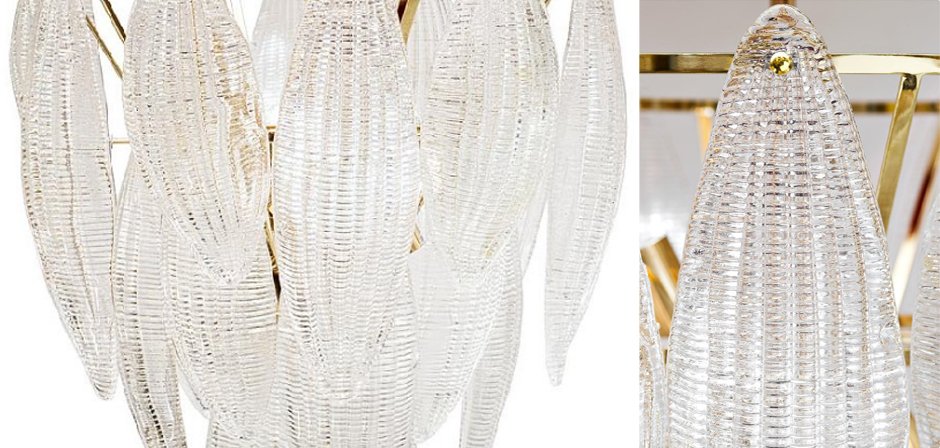 Textured glass Chandelier Textured glass Chandelier - Loft-Concept в Волгограде