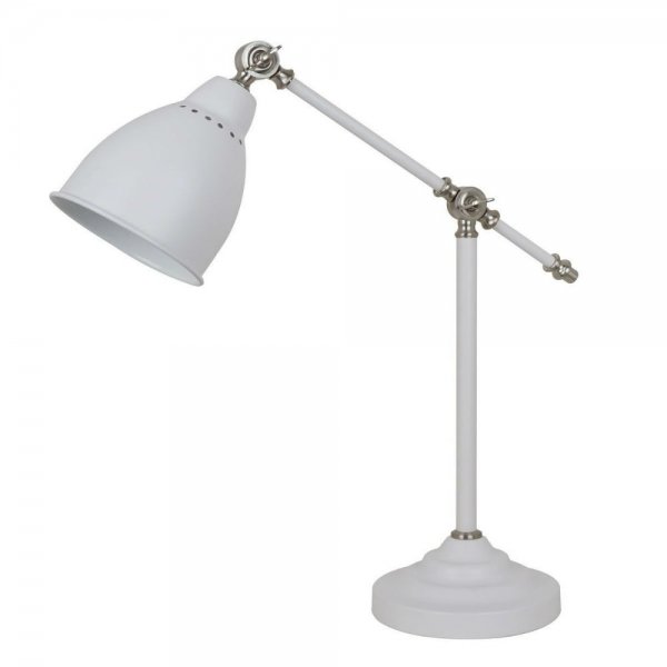 Настольная лампа Holder Table Lamp White Белый Настольная лампа Holder Table Lamp White Белый в Волгограде | Loft Concept