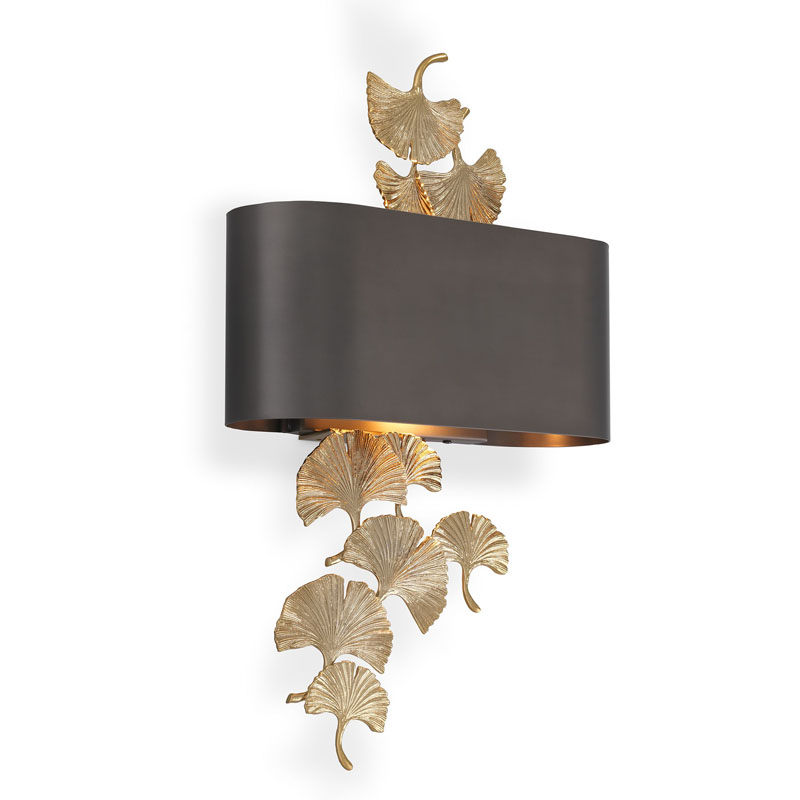 Бра Eichholtz WALL LAMP REGINA Черный Золотой Бра Eichholtz WALL LAMP REGINA Черный Золотой в Волгограде | Loft Concept