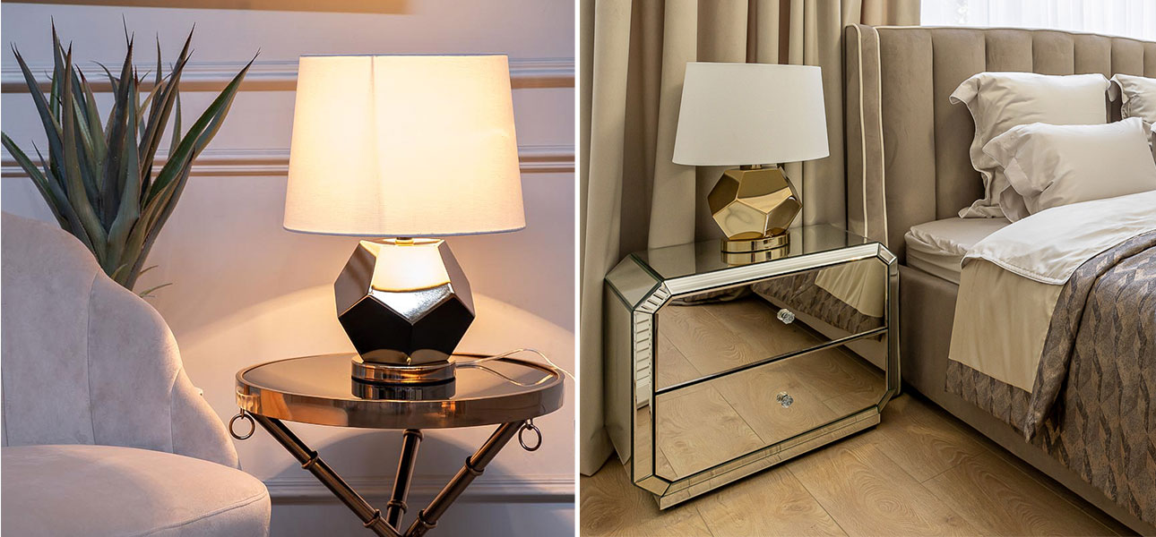 Настольная лампа Versatility in gold - фото