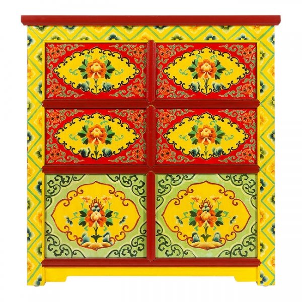 Комод в китайском стиле Chinese Multicolor Мульти Комод в китайском стиле Chinese Multicolor Мульти в Волгограде | Loft Concept