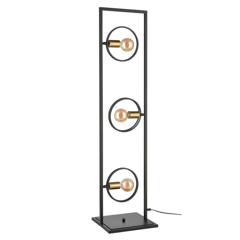 Торшер Loft Rings Light Черный Золотой Торшер Loft Rings Light Черный Золотой в Волгограде | Loft Concept