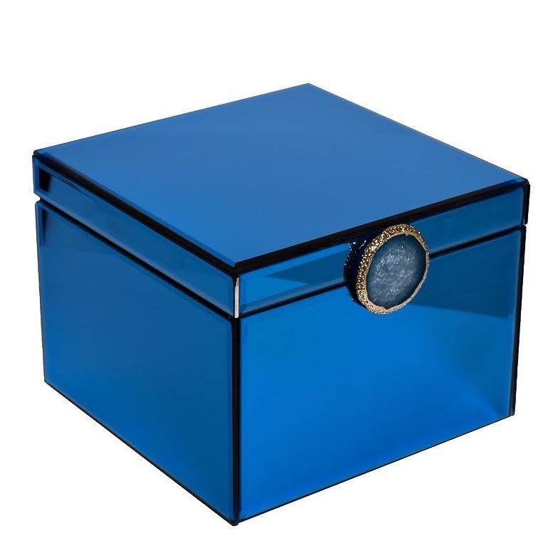 Шкатулка Blue Surprise Cube Синий Шкатулка Blue Surprise Cube Синий в Волгограде | Loft Concept