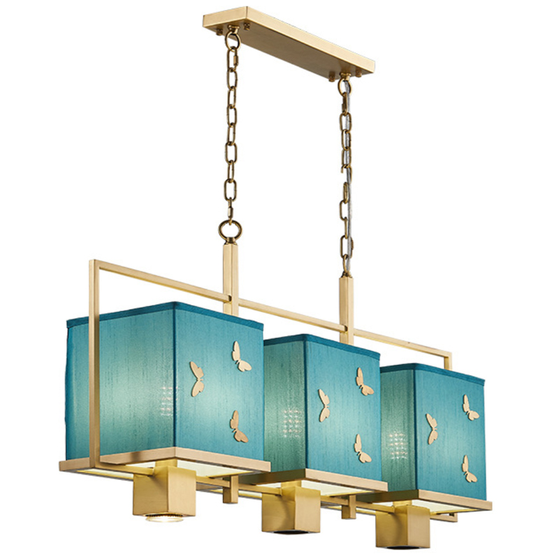 Люстра с бабочками Butterflies Blue Background Chandelier Латунь Бирюзовый Люстра с бабочками Butterflies Blue Background Chandelier Латунь Бирюзовый в Волгограде | Loft Concept