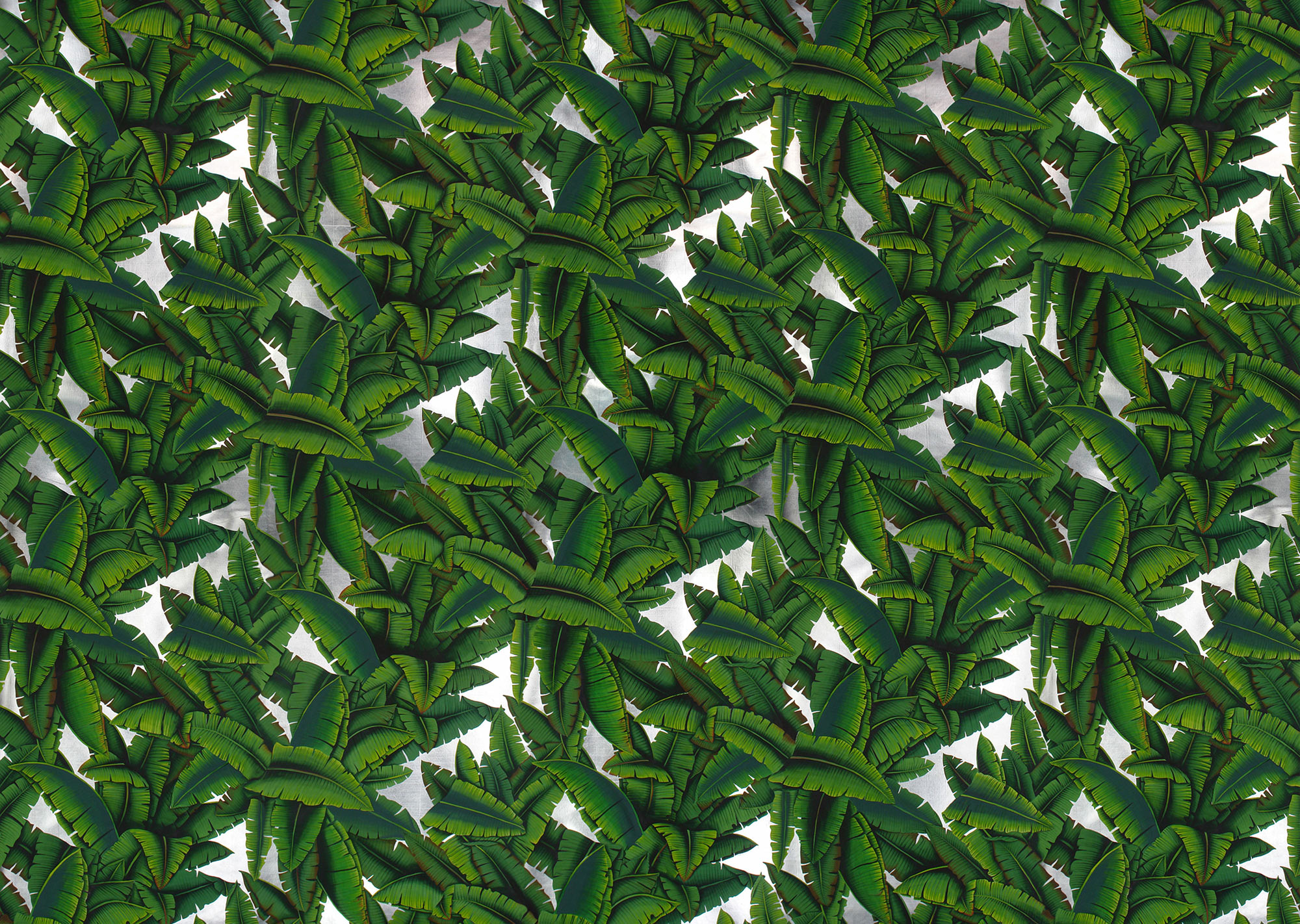 Обои ручная роспись Palms Gaugin on Ocean Silver gilded paper - постер Loft-Concept в Волгограде