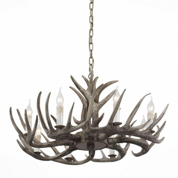 Люстра Hornland Chandelier 8 Grey Серый Люстра Hornland Chandelier 8 Grey Серый в Волгограде | Loft Concept