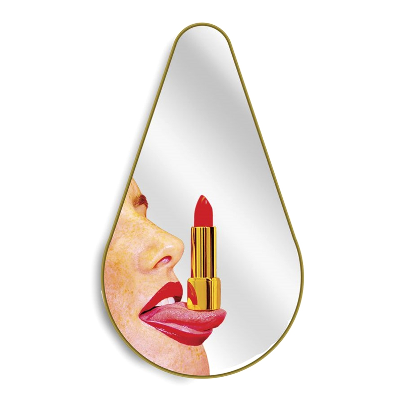Зеркало Seletti Pear Tongue Золотой Зеркало Seletti Pear Tongue Золотой в Волгограде | Loft Concept