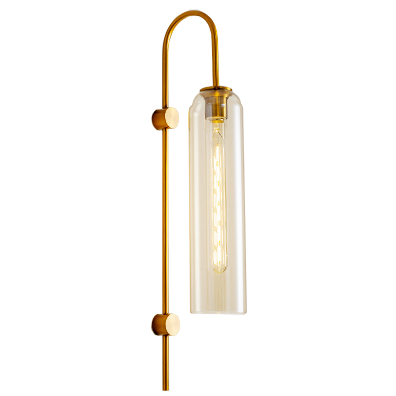 Бра ARTICOLO float Wall Sconce Transparent Глянцевое золото Прозрачный Бра ARTICOLO float Wall Sconce Transparent Глянцевое золото Прозрачный в Волгограде | Loft Concept
