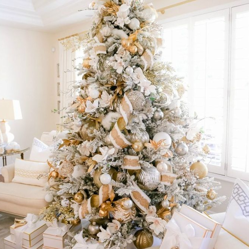 Дизайнерская Елка Премиум с Золотым Декором Christmas Tree Golden Tale Кремовый Белый Золотой Дизайнерская Елка Премиум с Золотым Декором Christmas Tree Golden Tale Кремовый Белый Золотой в Волгограде | Loft Concept