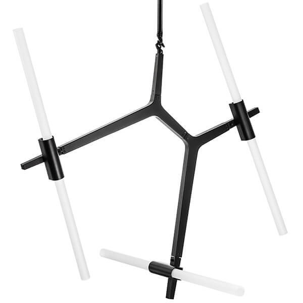 Люстра Агнес Chandelier Black 6 Белый Черный Люстра Агнес Chandelier Black 6 Белый Черный в Волгограде | Loft Concept