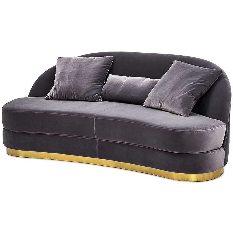 Диван Zalika Sofa Violet Dusk ( фиолетовый сумрак ) Глянцевое золото Диван Zalika Sofa Violet Dusk ( фиолетовый сумрак ) Глянцевое золото в Волгограде | Loft Concept